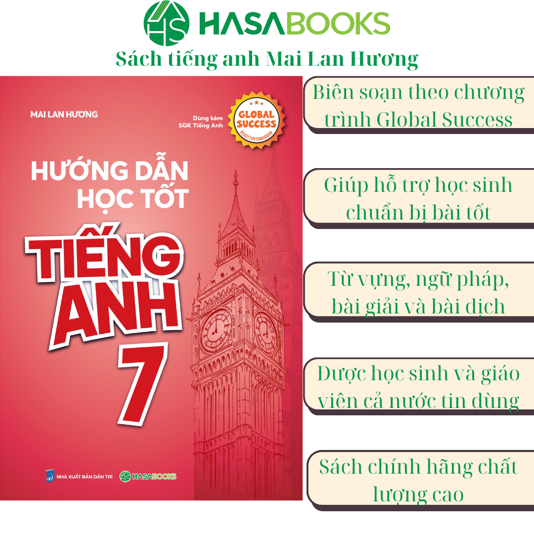 Combo Học Giỏi Tiếng Anh 7 Global Success (Không Đáp Án) - Mai Lan Hương