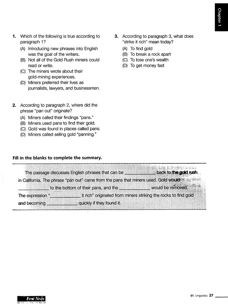 Developing Skills For The Toefl IBT - Reading