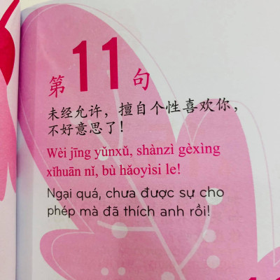 Bí kíp "Thả thính" (song ngữ Trung - Việt có Pinyin) + DVD và link quà tặng