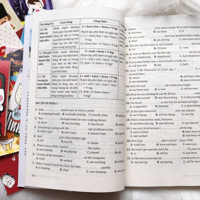 Cẩm Nang Cấu Trúc Tiếng Anh (Trang Anh) - Kèm Sổ Tay Mini Siêu Dễ Thương