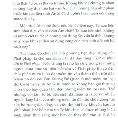 An Sĩ Toàn Thư - Khuyên Người Tin Sâu Nhân Quả - Quyển Thượng