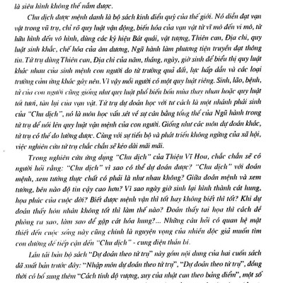 Dự Đoán Theo Tứ Trụ (Tái Bản 2020)