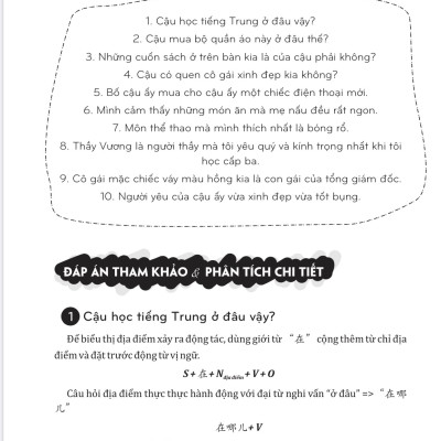 Phân tích đáp án các bài luyện dịch Tiếng Trung