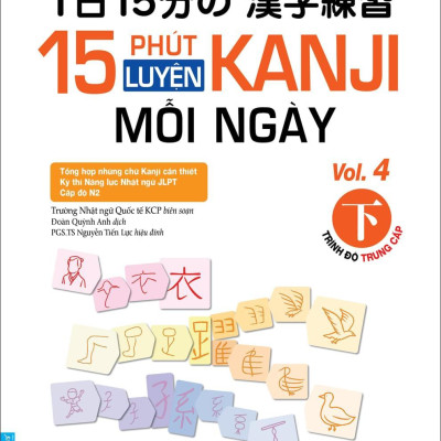 16 Phút Luyện Kanji Mỗi Ngày - Vol 4
