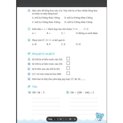 Sách - 50 Đề Tăng Điểm Nhanh Toán Lớp 3 - MCBooks