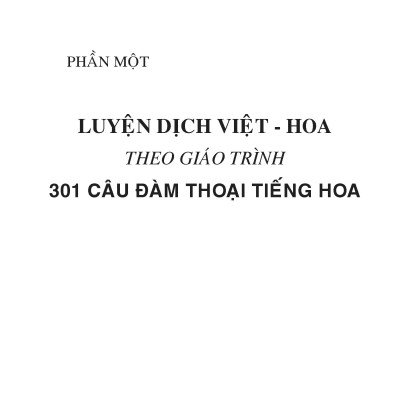 Bài Tập Luyện Dịch Việt Hoa