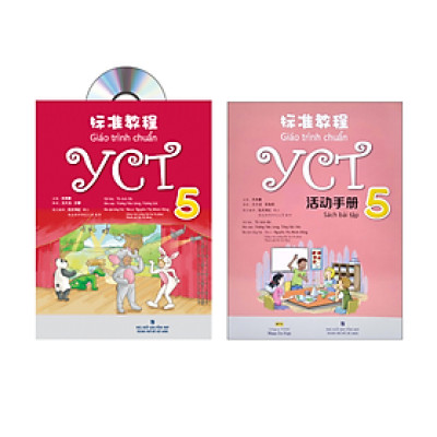 Sách- Combo:Giáo trình chuẩn YCT Tập 5 (Sách Bài Học - Bài Tập)+DVD tài liệu