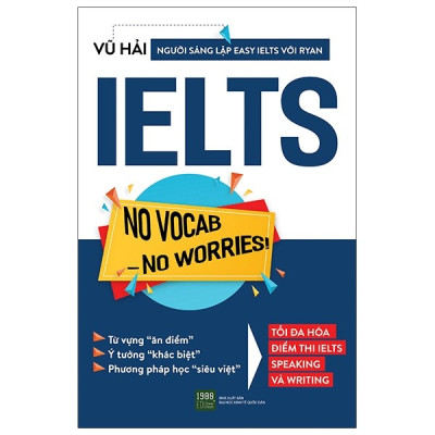 Combo 2 cuốn: Crack Ielts general writing + IELTS No Vocab - No Worries!