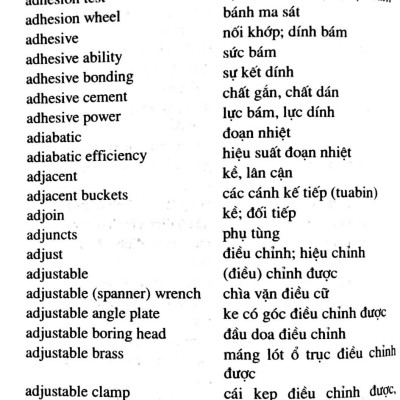 Từ Điển Cơ Khí Và Công Trình Anh -Việt 40.000 Từ
