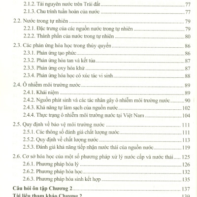 Giáo Trình Hóa Học Môi Trường