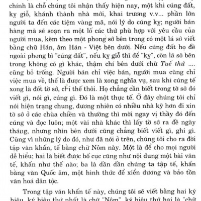 Văn Khấn Chữ Nôm