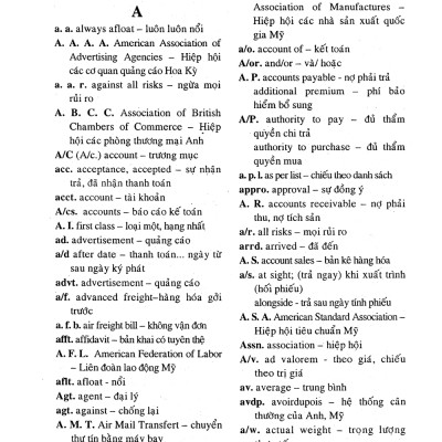 Từ Điển Thương Mại Anh-Pháp-Việt - Vanlangbooks