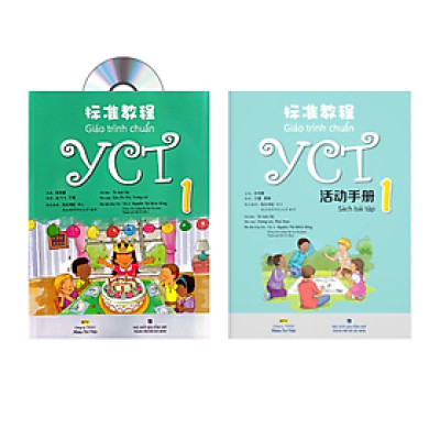 Sách- Combo: Giáo trình chuẩn YCT Tập 1 (Sách Bài Học - Bài Tập)+DVD