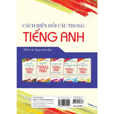 Cách Biến Đổi Câu Trong Tiếng Anh - Bản Quyền