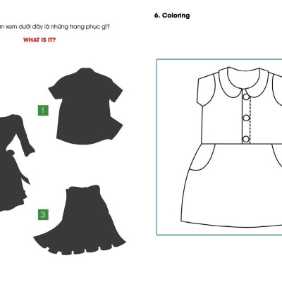 I Can My clothes - sách học tiếng Anh cho trẻ mầm non