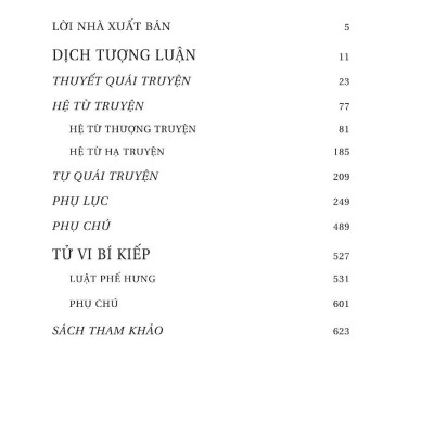 Dịch Tượng Luận - Tử Vi Bí Kiếp (Bìa Cứng)