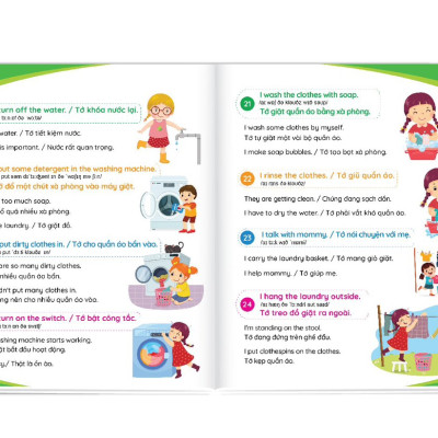 Sách 900 câu giao tiếp tiếng Anh thường dùng hằng ngày Cẩm nang cho mẹ cùng con học tiếng anh mỗi ngày (song ngữ Anh – Việt) File nghe Quét mã QR