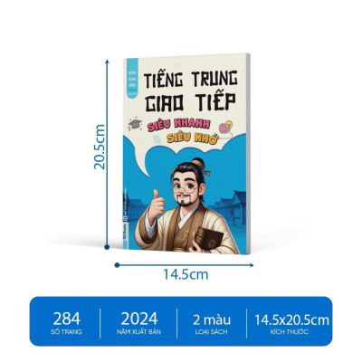 Sách - Tiếng Trung giao tiếp siêu nhanh siêu nhớ