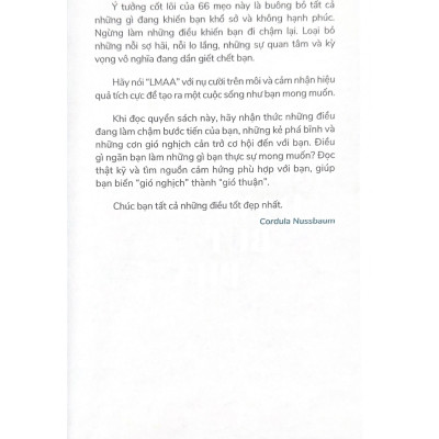 Triết Lý LMAA - Cảm Ơn, Nhưng Không Phải Hôm Nay ! - Vanlangbooks