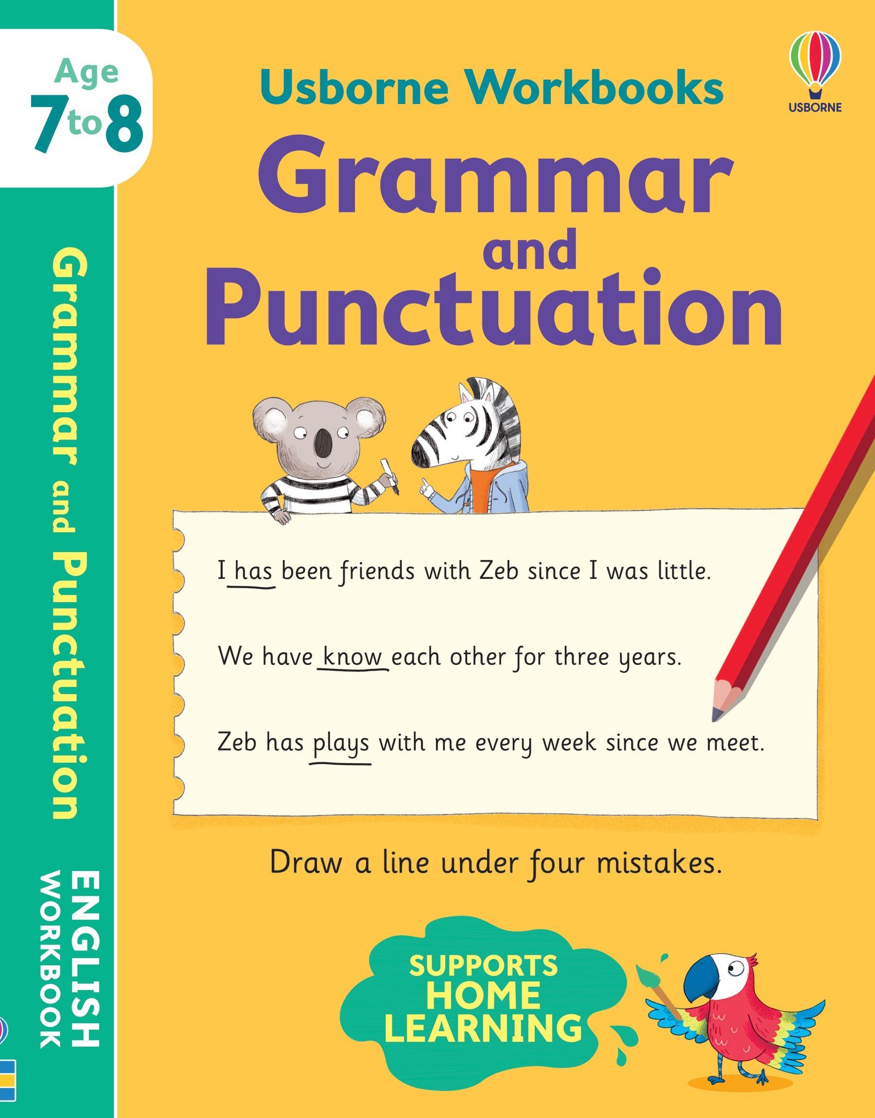 Usborne Workbooks Grammar and Punctuation 7 - 8