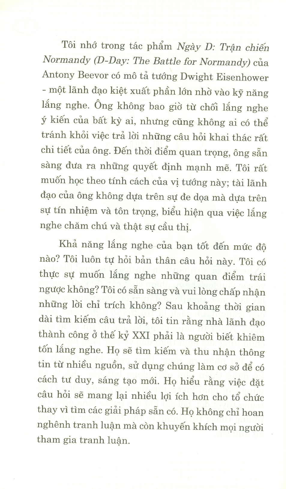 Sức Mạnh Của Sự Lắng Nghe (Power Listening) - Nghệ Thuật Làm Chủ Kỹ Năng Then Chốt Trong Kinh Doanh