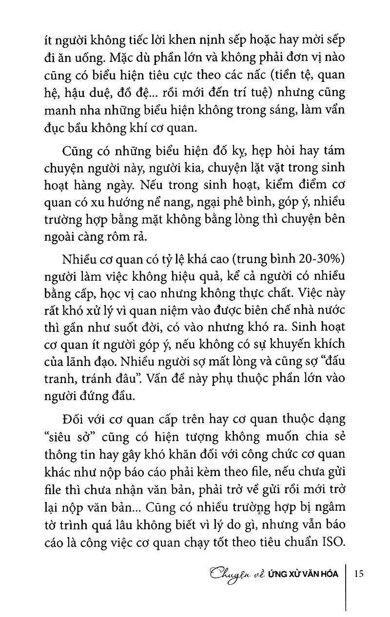 Chuyện Về Ứng Xử Văn Hóa