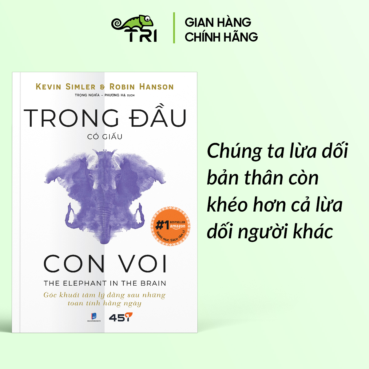Sách - Trong Đầu Có Giấu Con Voi - Tuệ Tri