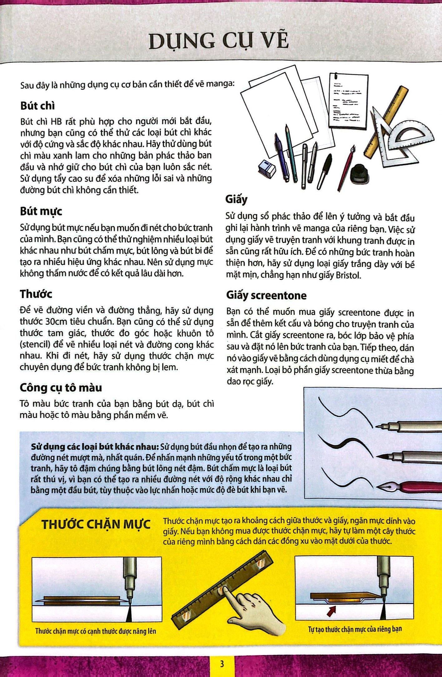 Sách - Drawing Manga - Học Vẽ Theo Từng Bước - Hướng Dẫn Vẽ Truyện Tranh