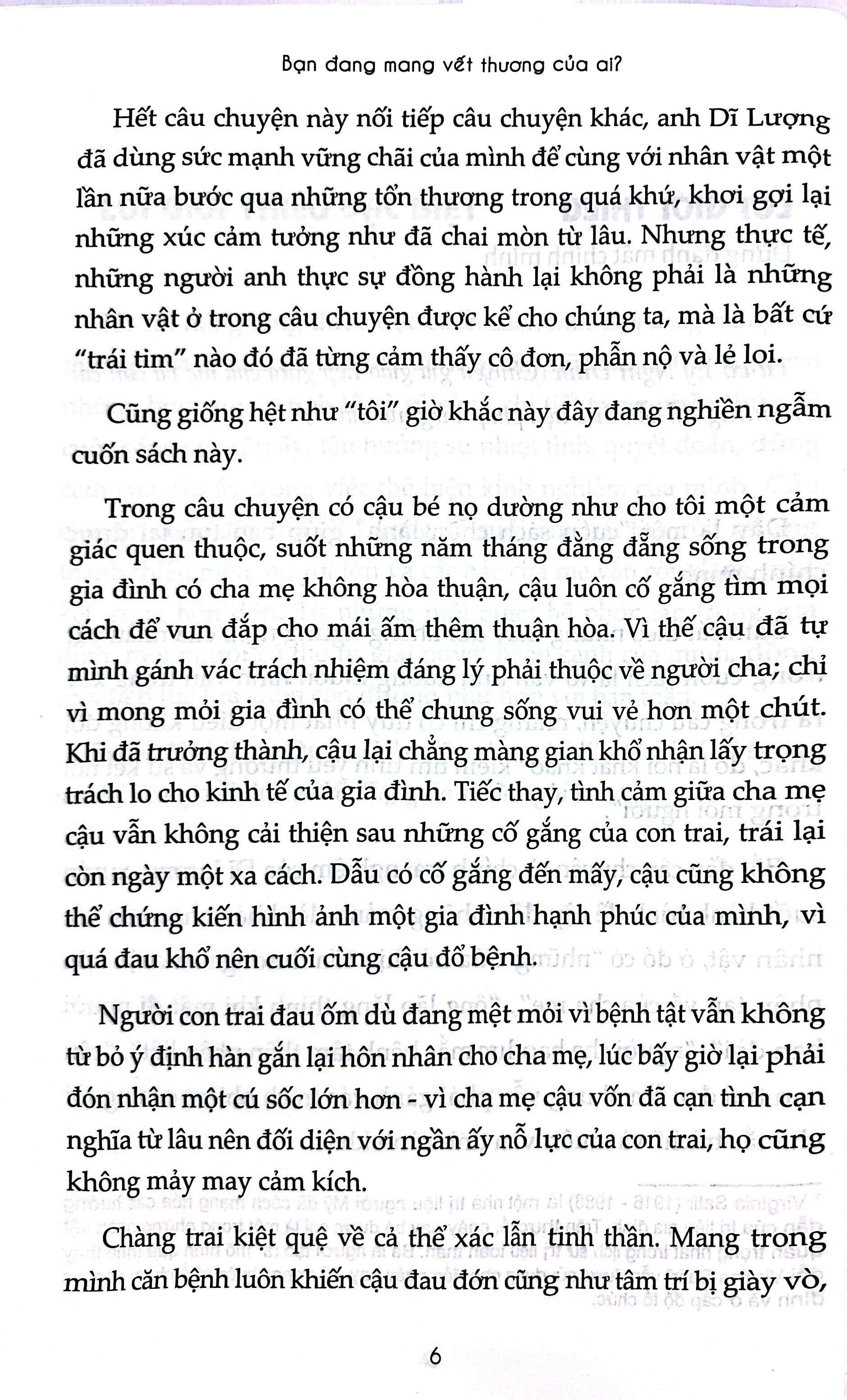 Sách - Bạn Đang Mang Vết Thương Của Ai?