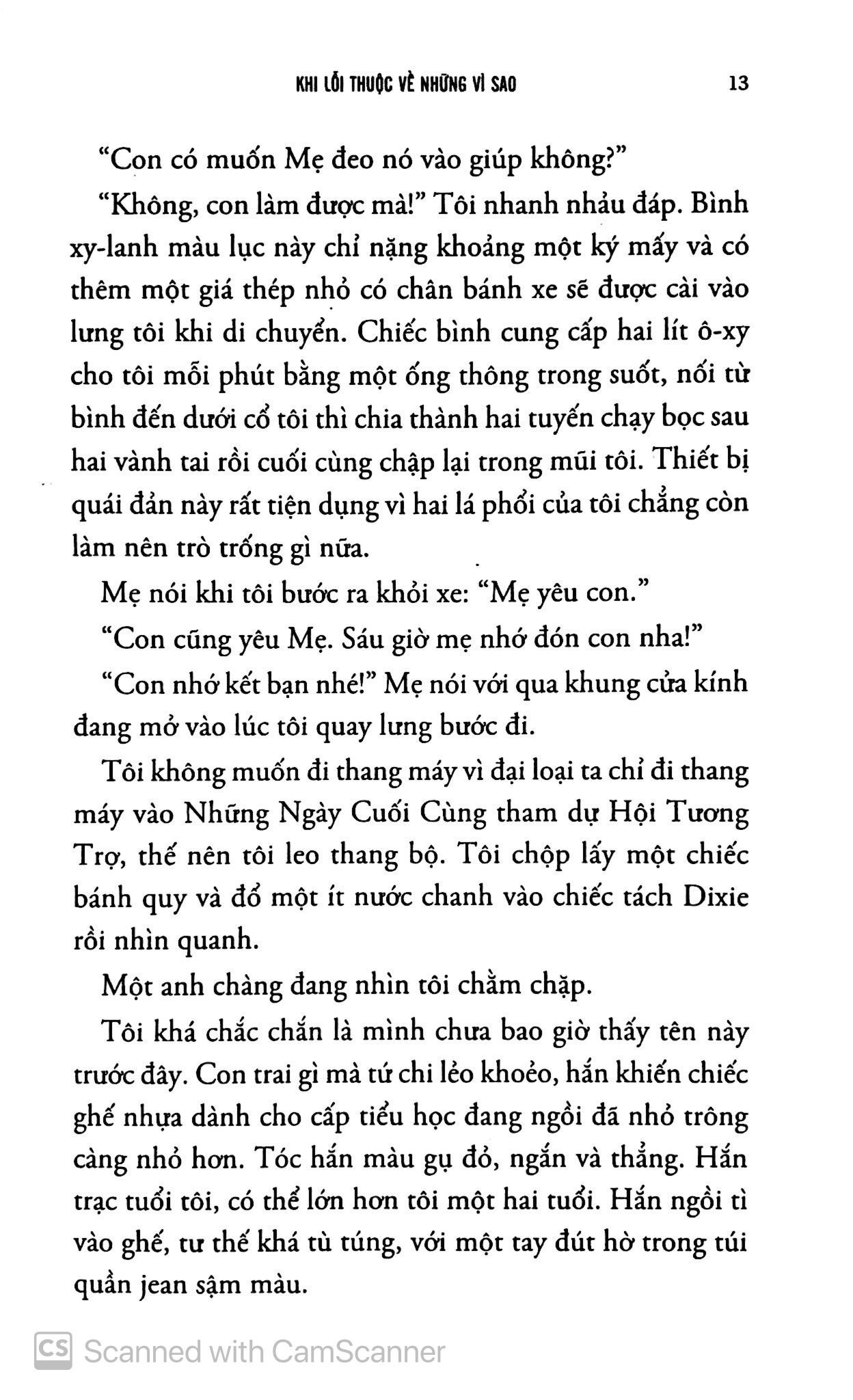 Khi Lỗi Thuộc Về Những Vì Sao (Tái Bản)