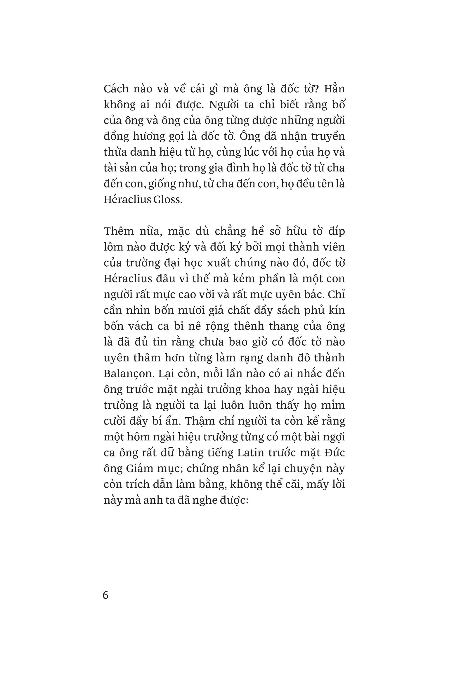 Đốc tờ Héraclius Gloss - Guy de Maupassant