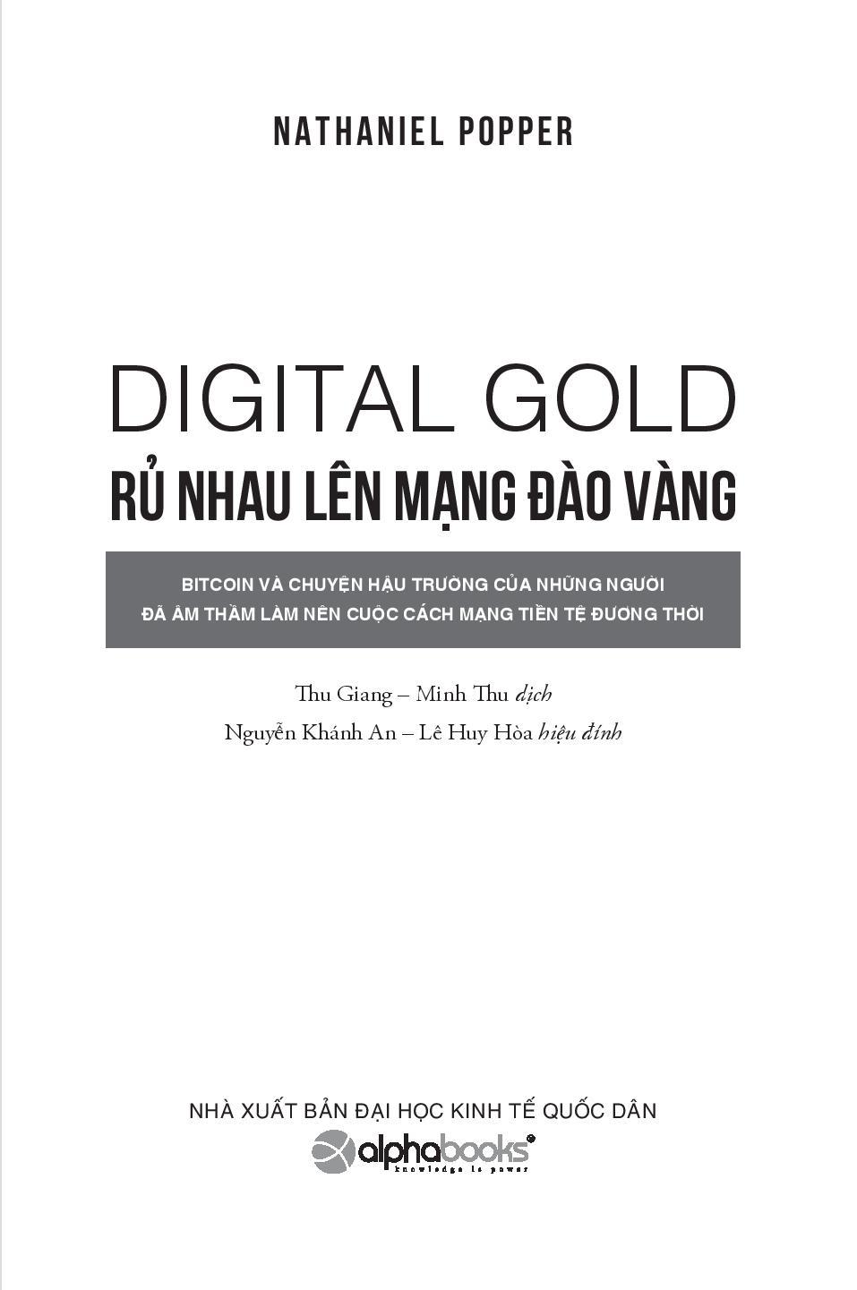 Digital Gold - Rủ Nhau Lên Mạng Đào Vàng