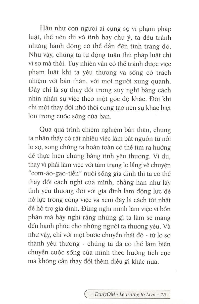 Blog Cho Tâm Hồn 2 - DailyOM Learning To Live