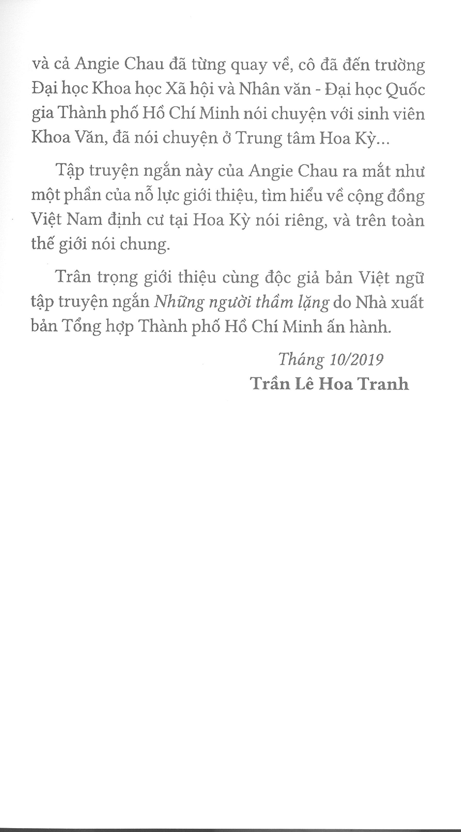 Những Người Thầm Lặng