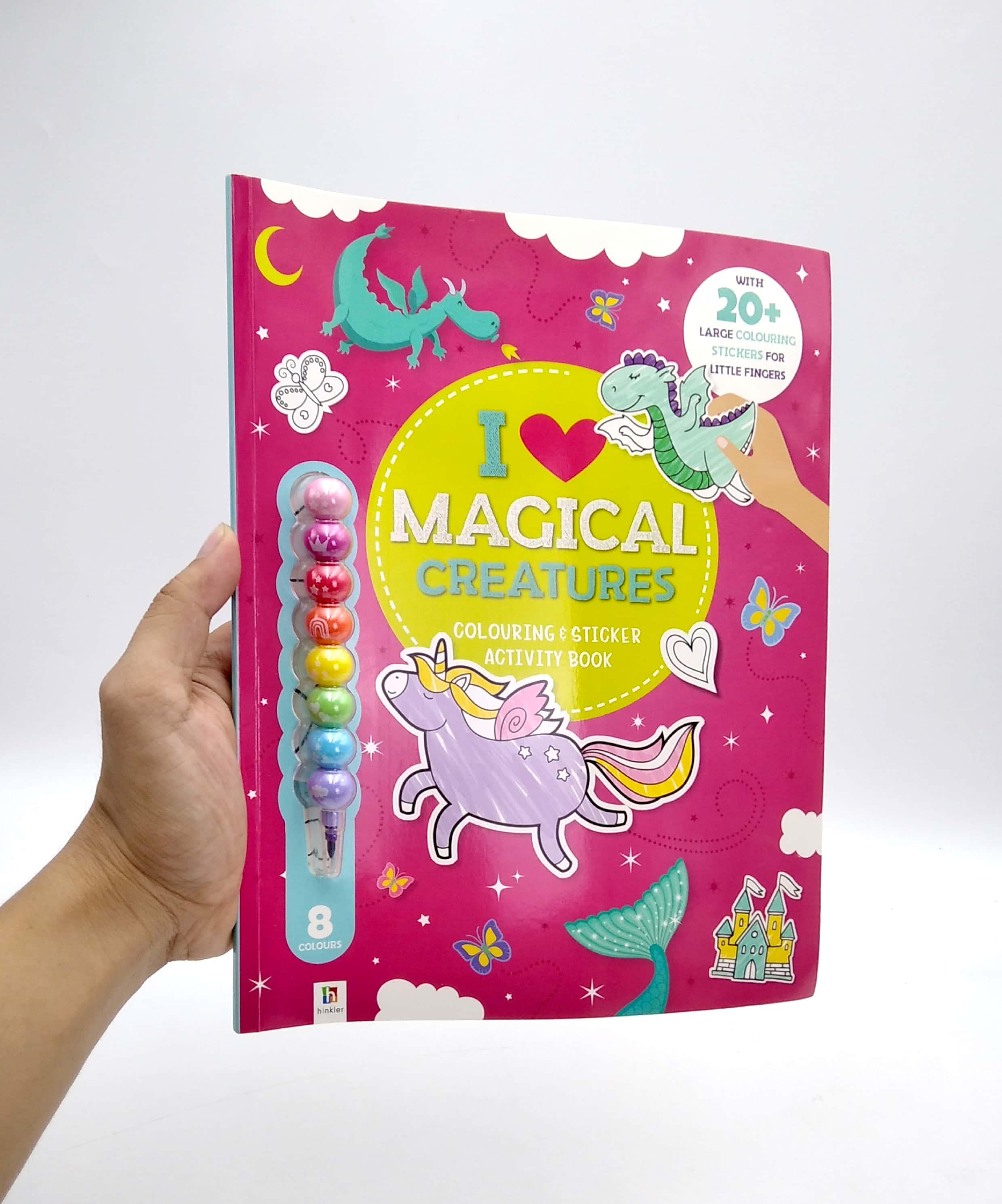 I Love Magical Creatures: Colouring & Activity Book