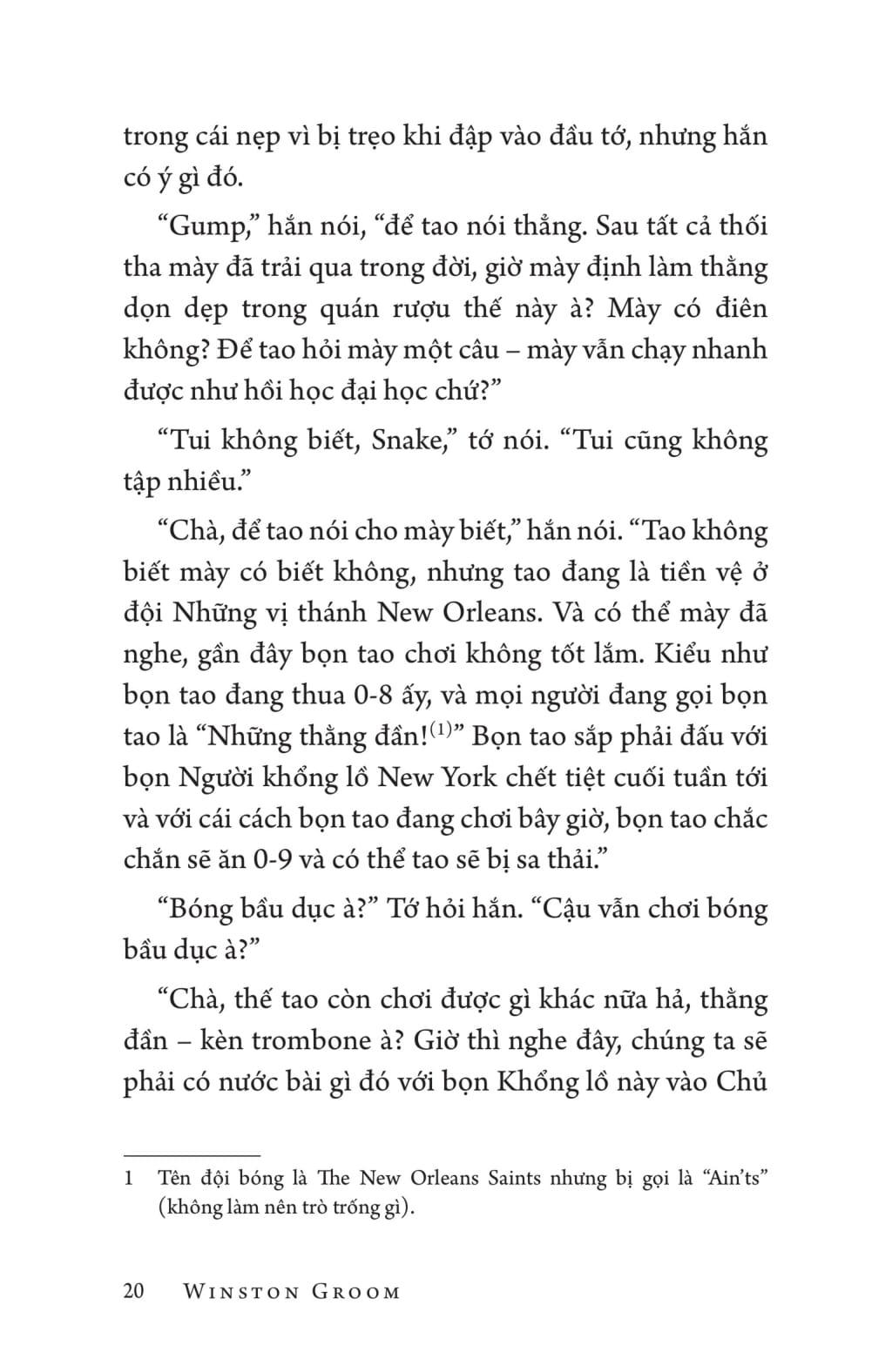 GUMP & GO (Phần Tiếp Theo Của Cuốn Tiểu Thuyết Bán Chạy Toàn Cầu Forrest Gump)