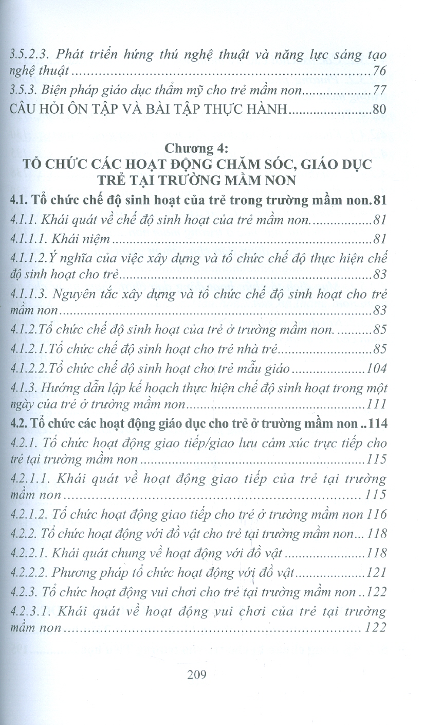 Giáo Trình Giáo Dục Học Mầm Non