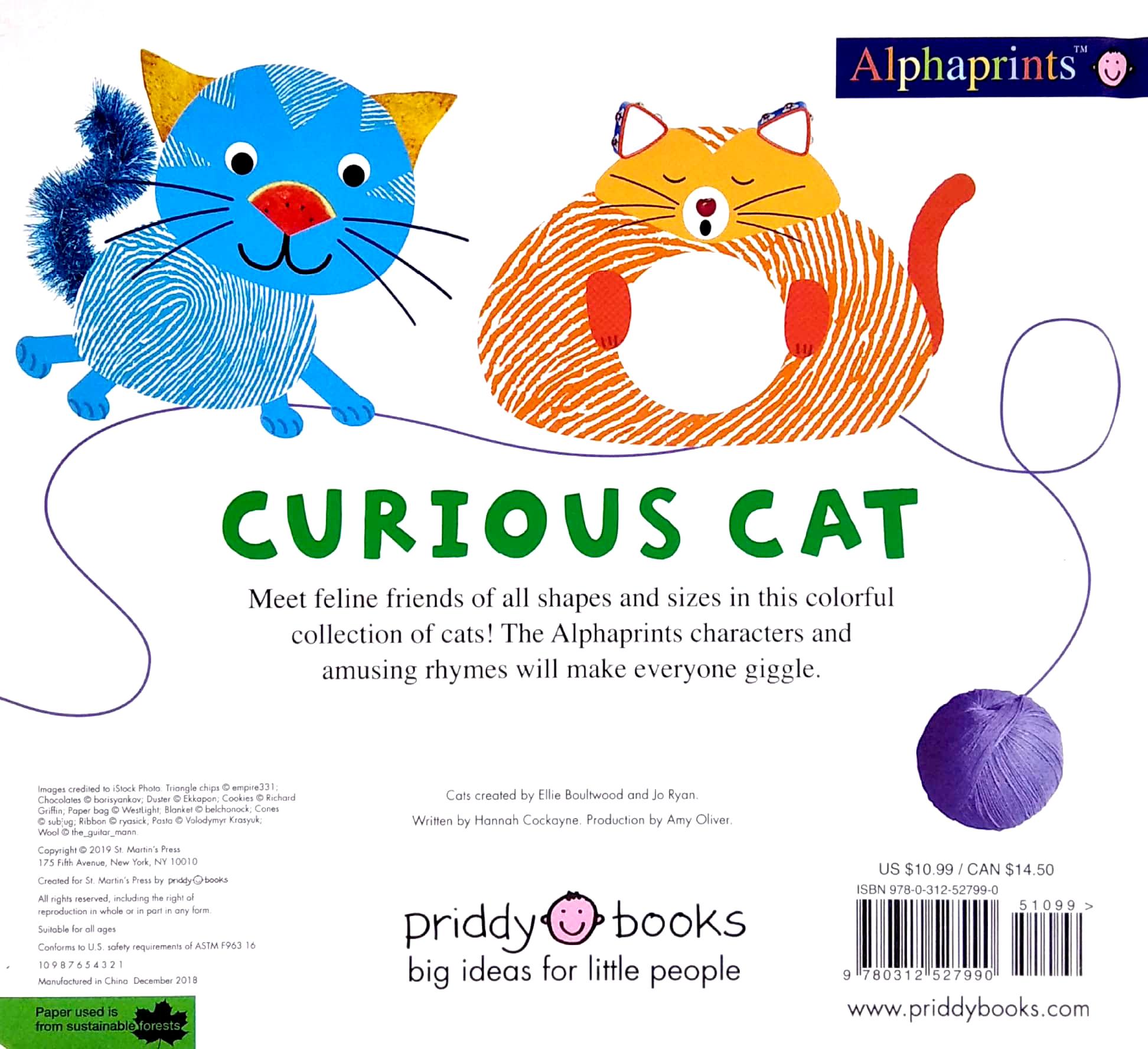 Alphaprints: Curious Cat And Other Fluffy Friends