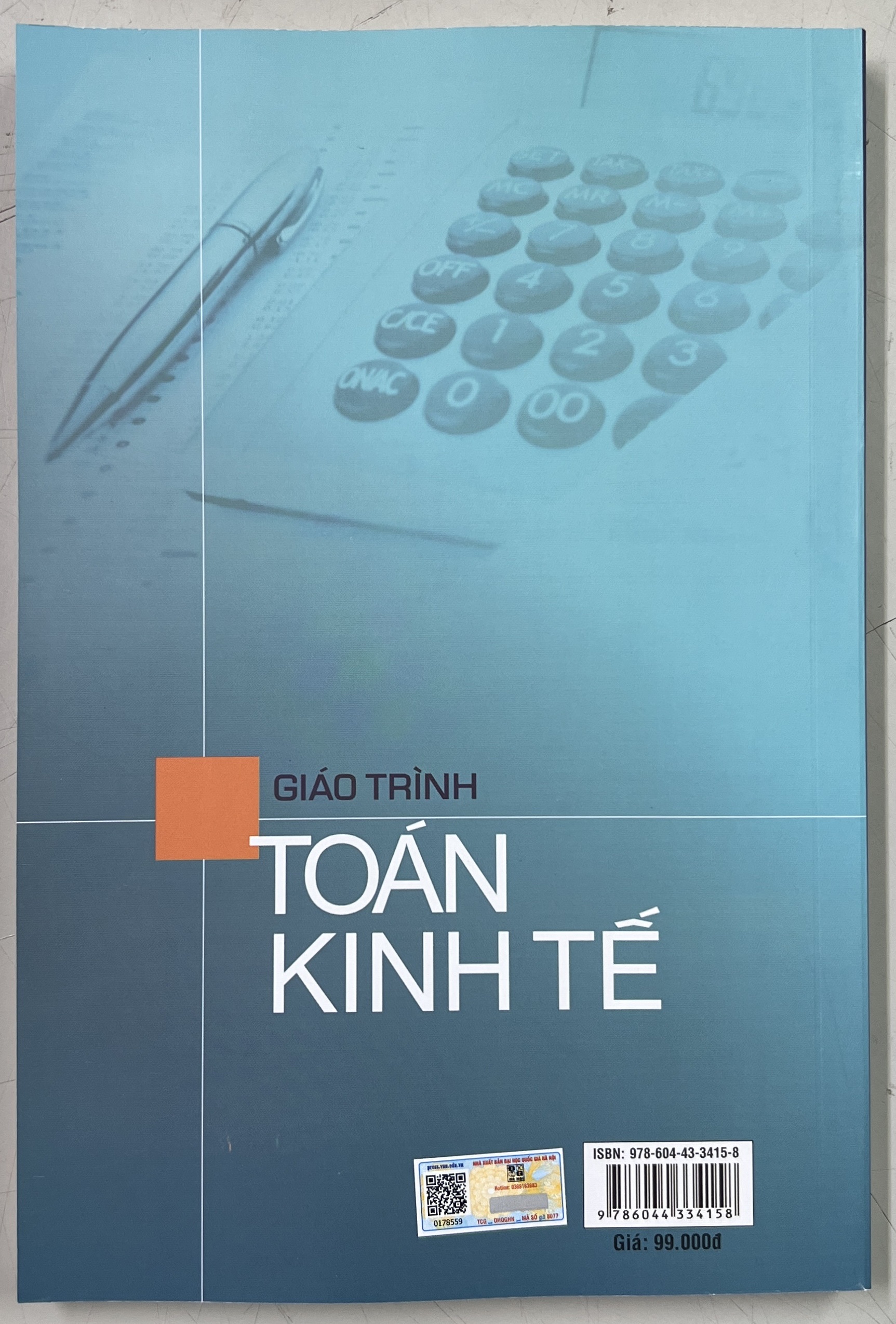 Sách - Giáo Trình Toán Kinh Tế