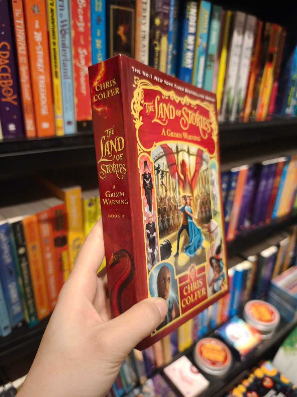 Sách - The Land of Stories A Grimm Warning by Chris Colfer - Children