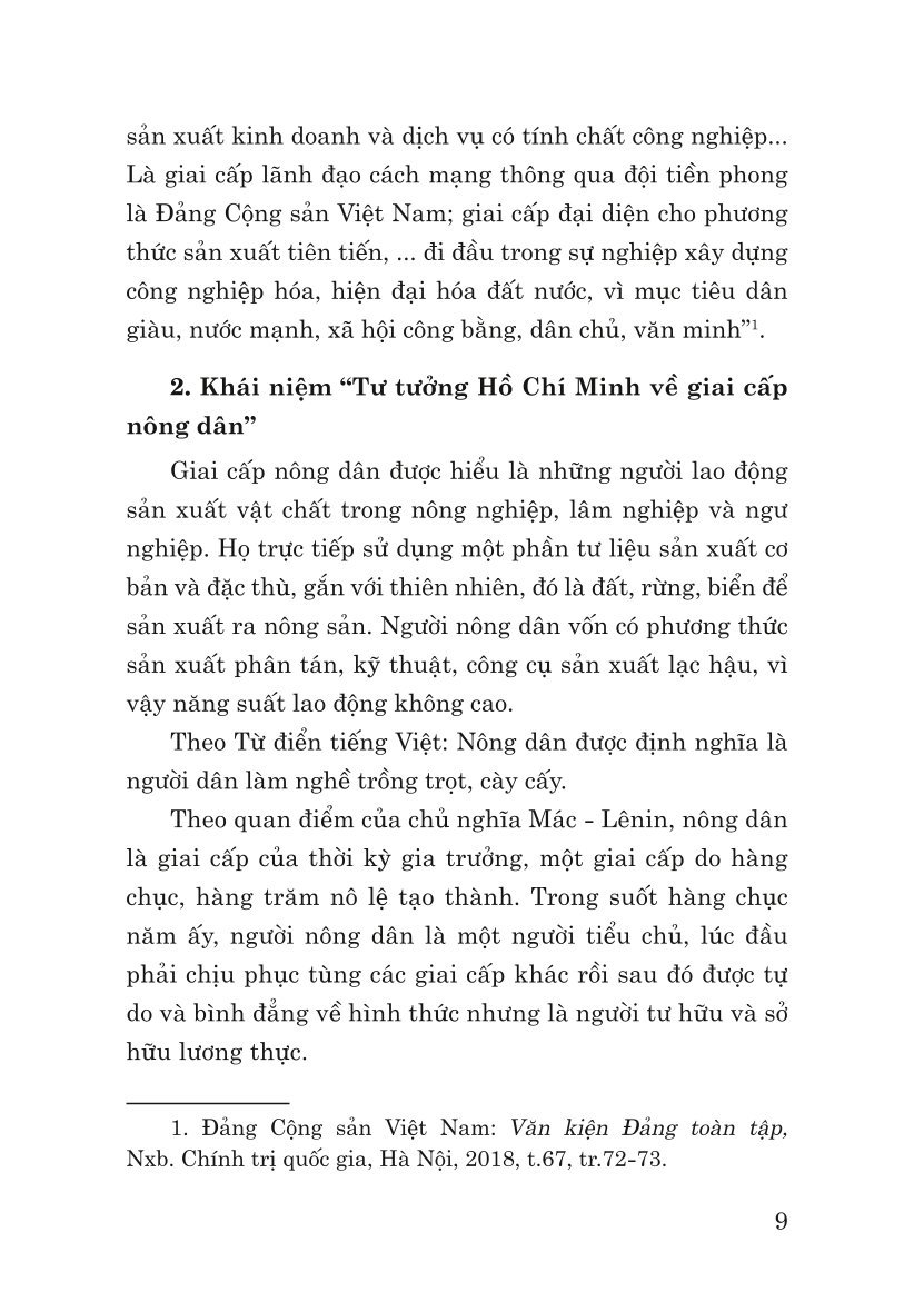 Giáo trình tư tưởng Hồ Chí Minh về công nhân, nông dân, trí thức ( bản in 2024)