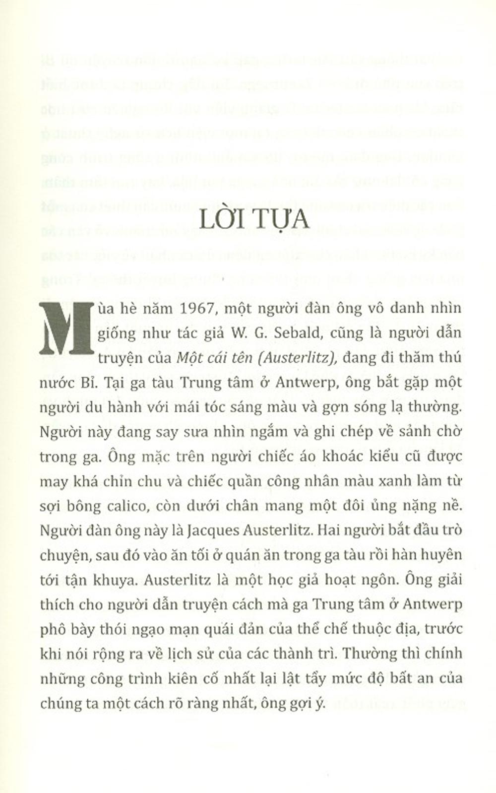 Một Cái Tên - Austerlitz