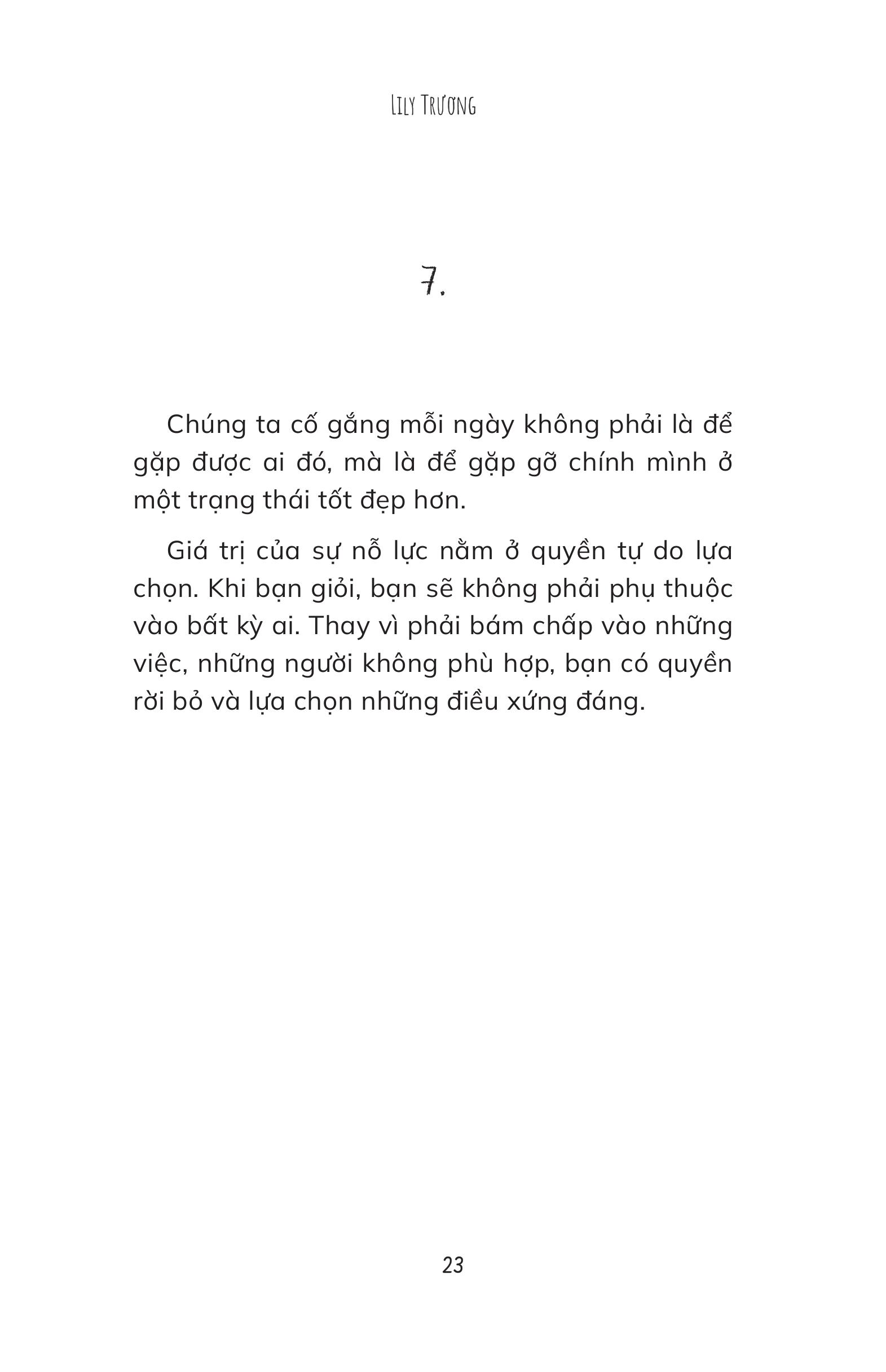 Sách - Tôi Thích Dáng Vẻ Nỗ Lực Của Chính Mình