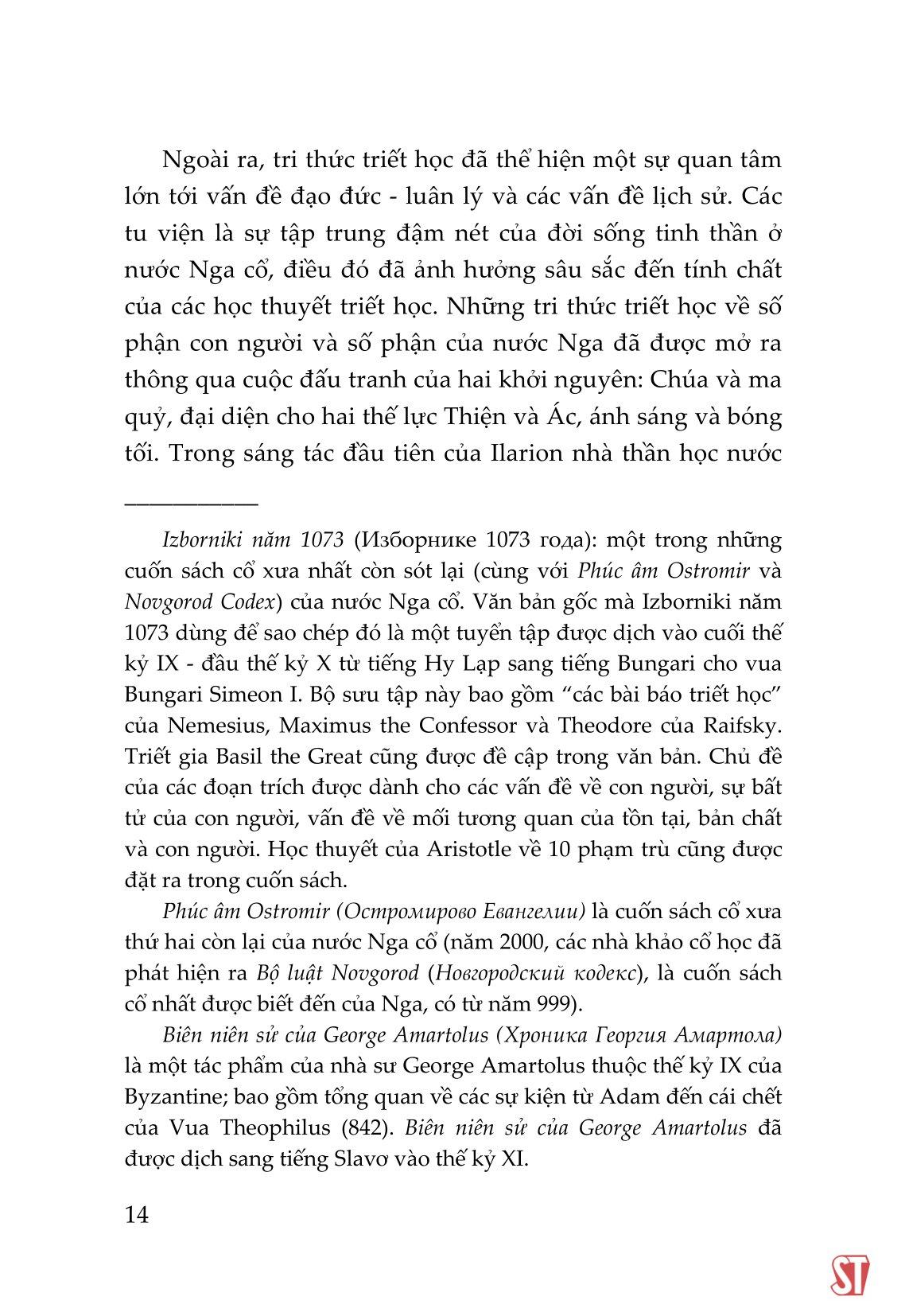 Lược Sử Triết Học Nga (Sách Chuyên Khảo)