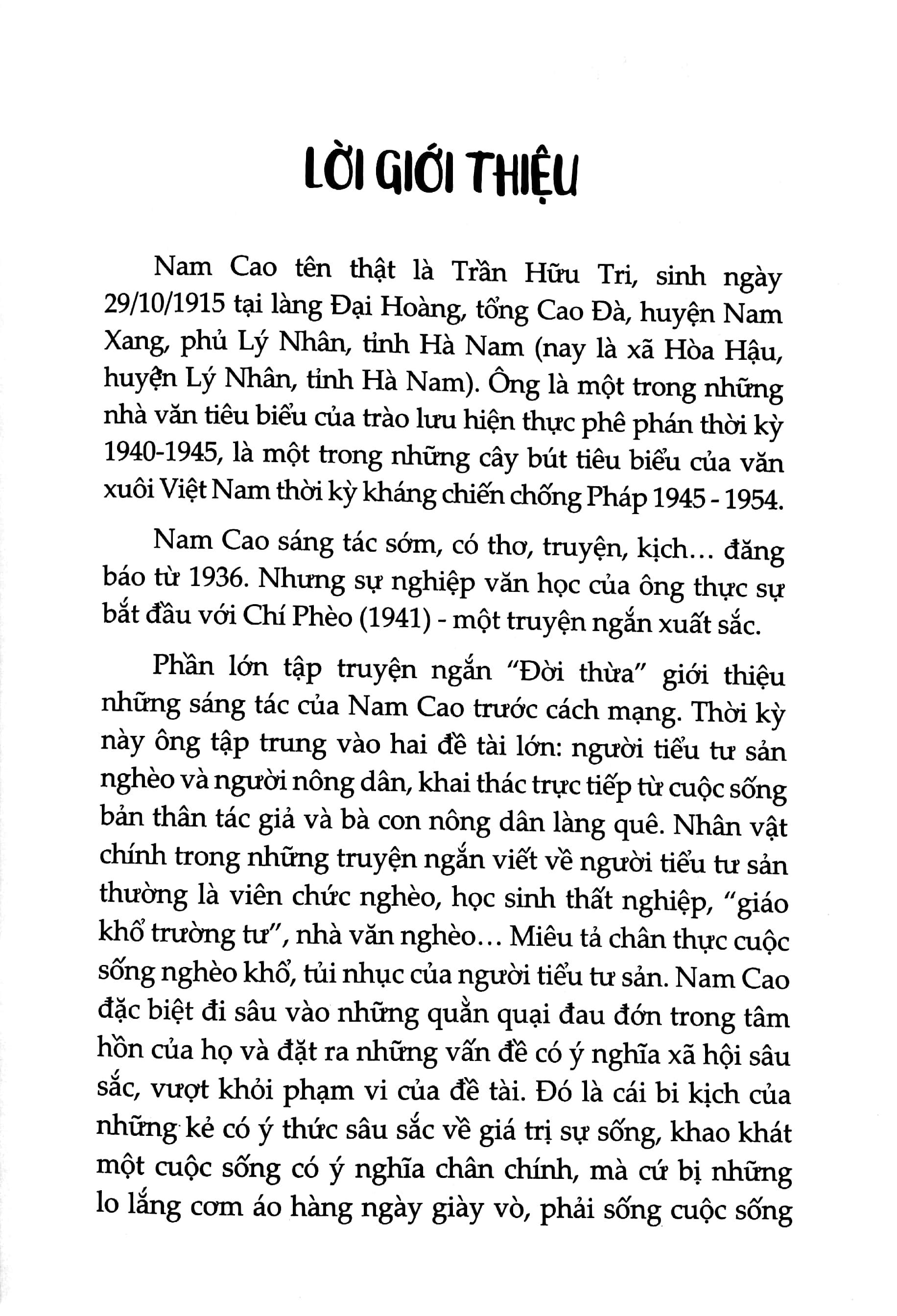 Đời Thừa - Danh Tác Văn Học Việt Nam