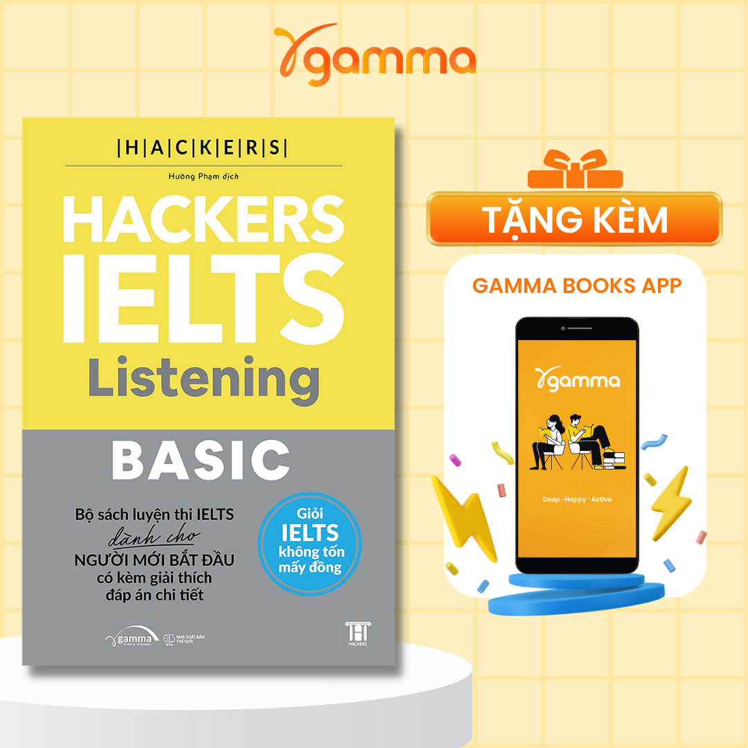 Combo 4 Cuốn: Bộ Hackers IELTS Basic