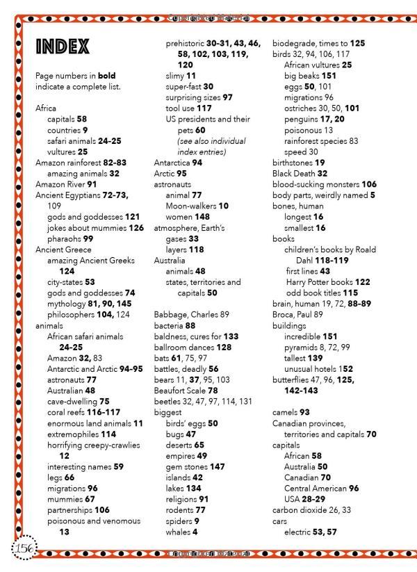 Lists For Curious Kids: 263 Fun, Fascinating And Fact-Filled Lists