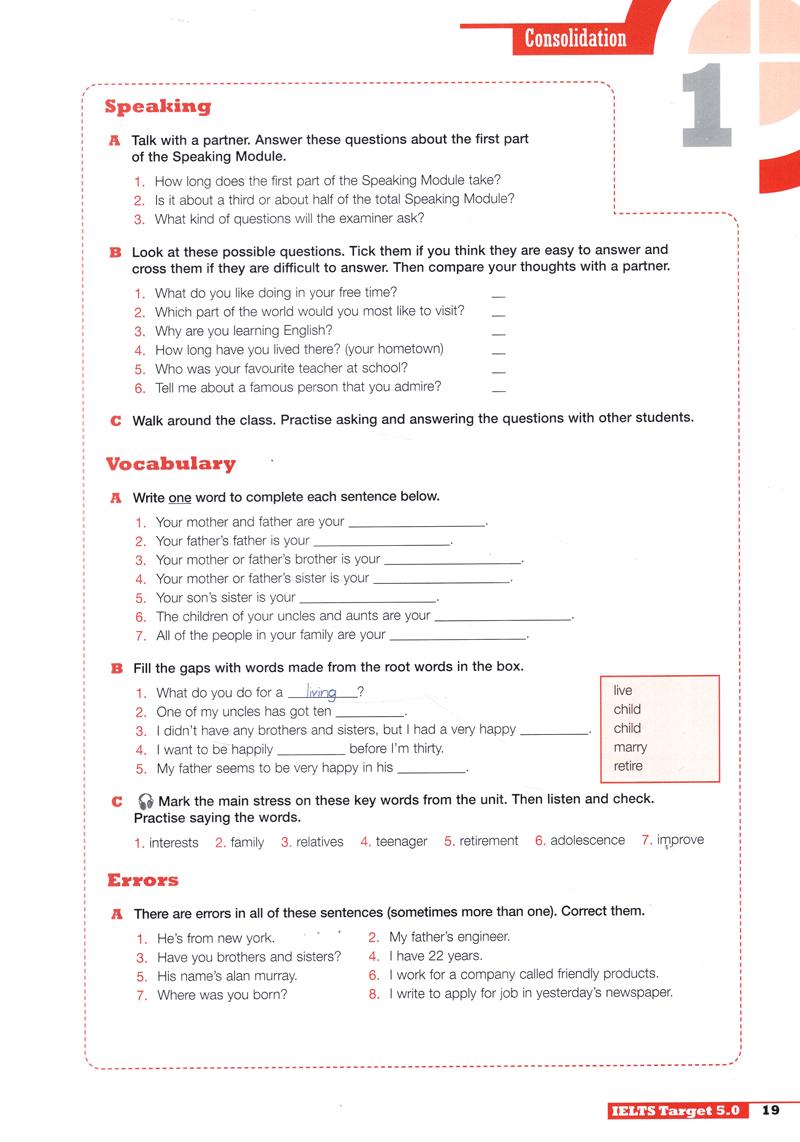 IELTS Target 5.0: Course Book