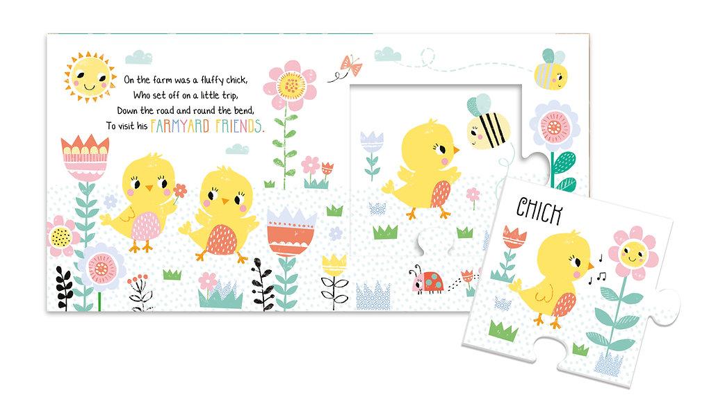 Make And Play Jigsaw Book: Farm Friends