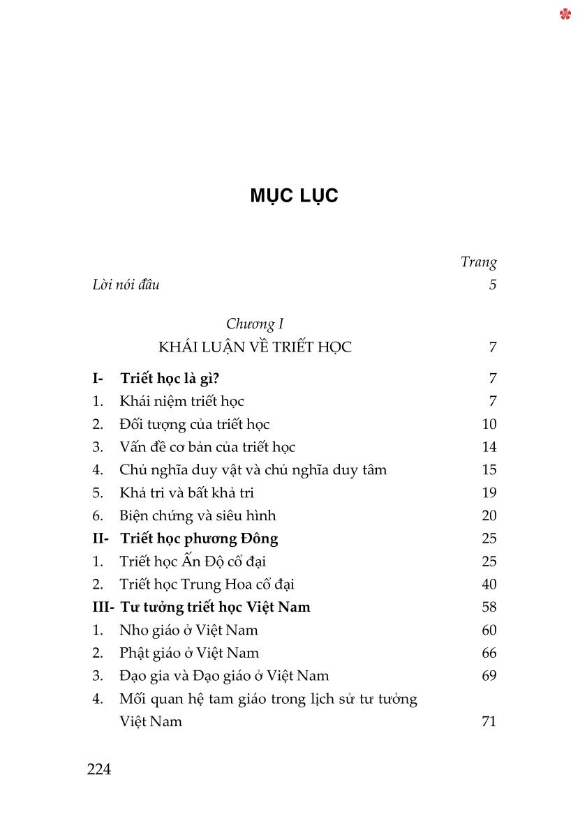 Giáo trình Triết học (Dùng cho khối không chuyên ngành triết học trình độ đào tạo thạc sĩ, tiến sĩ các ngành khoa học tự nhiên, công nghệ) - bản in 2025